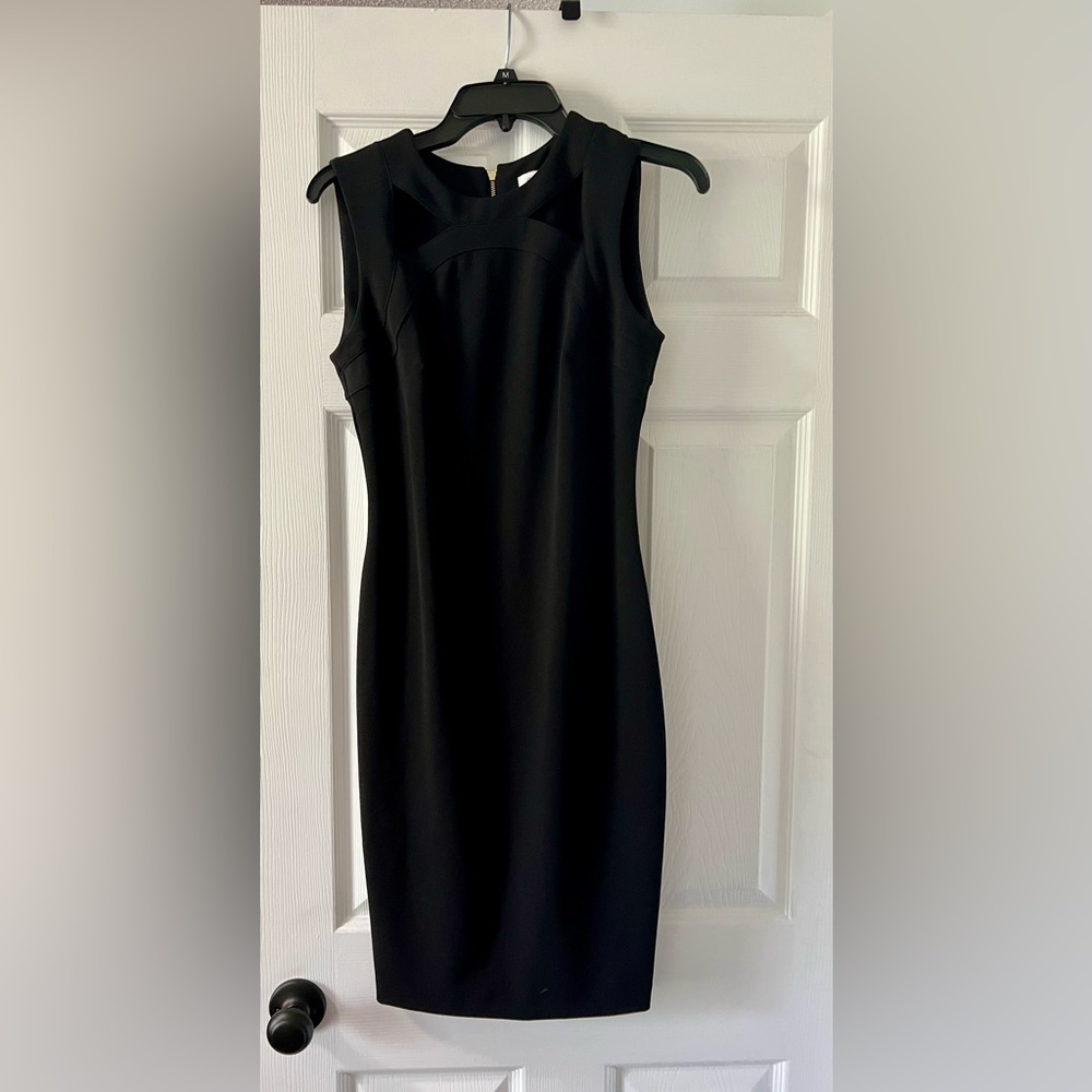Calvin Klein Black Midi Dress
